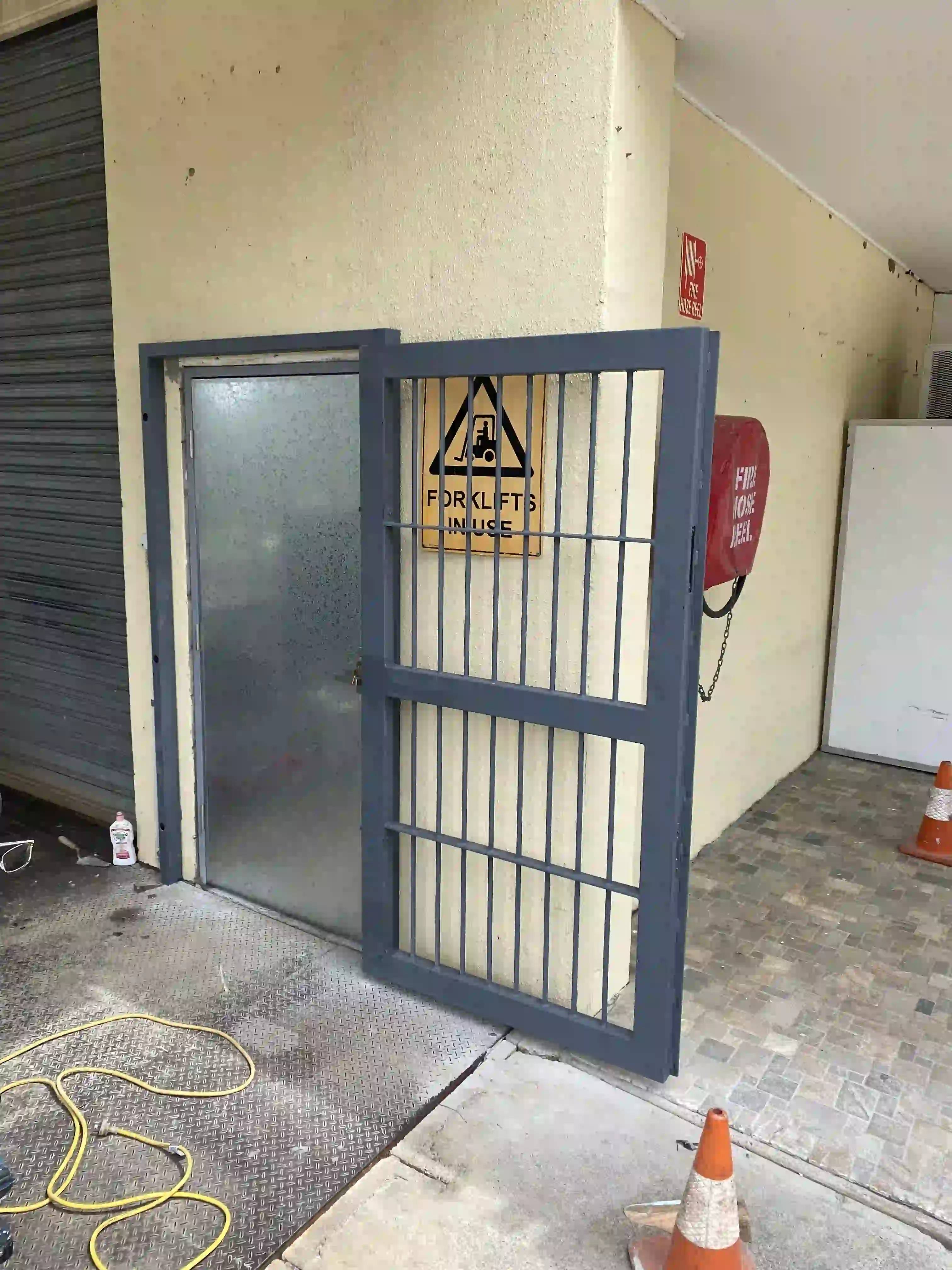Fire door repair with vision panel